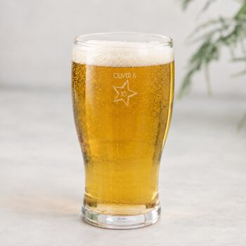 Personalised Engraved Pint Glass For 18th Birthday Gift, 4 of 11