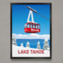 Heavenly Ski Resort Poster, thumbnail 1 of 6