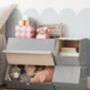 Four Piece Storage Boxes With Lids Stackable, thumbnail 3 of 9