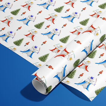 Nutcracker Mouse King Gift Wrapping Paper, 2 of 3