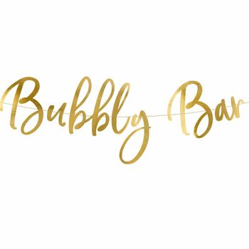 Gold Bubbly Bar Banner, 4 of 4