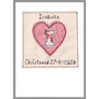 Personalised Heart New Baby Or Christening Card For Girl, thumbnail 7 of 12