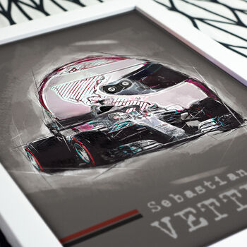 Sebastian Vettel F1 Print, 2 of 4