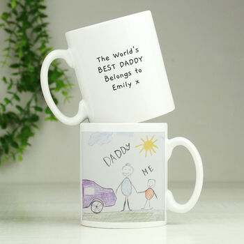 Mothers Day Coffee Mug Personalised With Your Child Drawing, 3 of 10