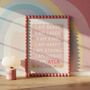 Girls Personalised Affirmation Print For Bedroom Or Nursery, thumbnail 3 of 3