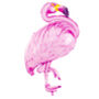 Flamingo Shaped Large Foil Balloon, thumbnail 2 of 5