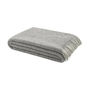 Extra Large Grey Woven Wool Throw, thumbnail 4 of 4