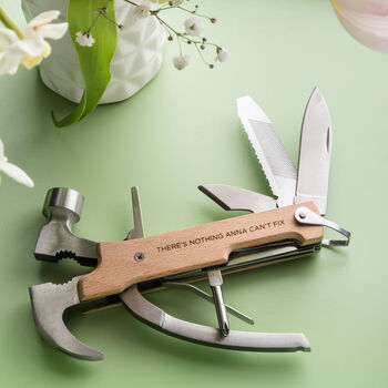 Personalised Hammer Multi Tool Kit For Her, 5 of 6