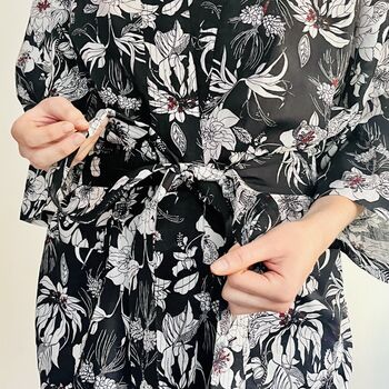 Long Kimono In Aubrey Floral, 5 of 9