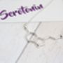 Serotonin Molecule Necklace, thumbnail 3 of 7