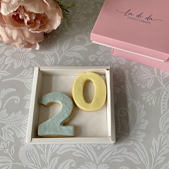 Milestone Personalised Letterbox Vanilla Cookie, 3 of 12