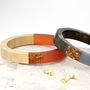 Wooden Bangle With Flakes, thumbnail 2 of 11