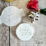 Personalised Christmas Embosser D5 Family Surname Icing Print, thumbnail 5 of 5