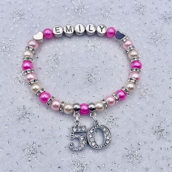 Personalised Birthday Charm Bracelet Gift, 12 of 12