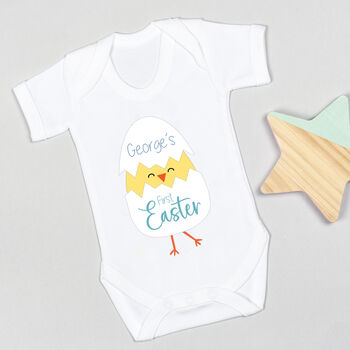 Personalised First Easter Chick Bodysuit, 2 of 2