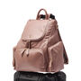 Amber Warm Taupe Leather Backpack, thumbnail 6 of 10