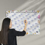 A1 Academic Wall Calendar 2025 2026, thumbnail 8 of 12
