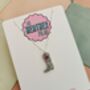 Silver And Pink Cowboy Boot Charm Necklace / Cowgirl Jewellery / Disco Western Gift / Nashville Bachelorette Accessory / Rodeo Statement, thumbnail 3 of 11