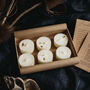 Gift Box Of 'Sand And Solace' Fragranced Tealights, thumbnail 1 of 7