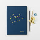 Personalised Master Plan Hardback Notebook By Martha Brook ...