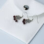 Sterling Silver Beaded Dreamcatcher Dangle Earrings, thumbnail 4 of 5