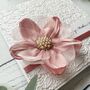 Handmade Wedding Day Card. With Flower. Various Colours, thumbnail 4 of 7