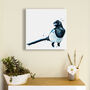 Inky Magpie Canvas Gallery Print, thumbnail 3 of 10