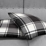 Gingham Cushion Cover With Black And White, thumbnail 4 of 7