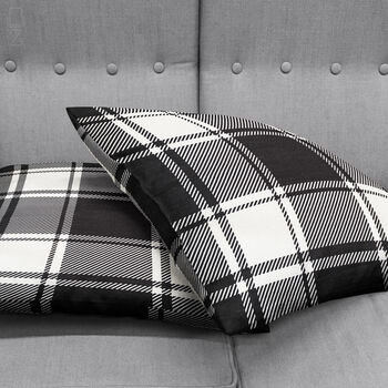 Gingham Cushion Cover With Black And White, 4 of 7