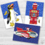 Tin Toy Christmas Cards, thumbnail 1 of 2