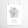 'Home Is Where Mum Is' Map Print, thumbnail 1 of 2