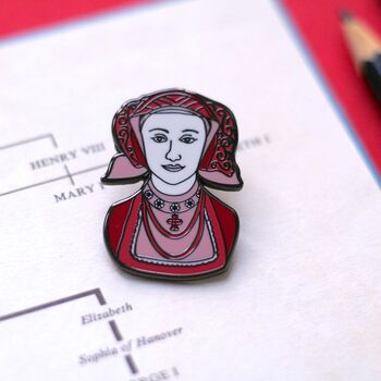 The Tudors Enamel Pin Set Six Wives Of Henry Viii, 8 of 9