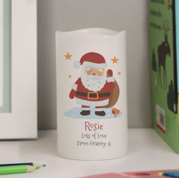 Personalised Christmas Nightlight LED Candle, 2 of 6