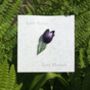 Single Purple Tulip Flower Brooch, thumbnail 2 of 3