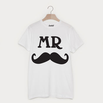 Mr And Mrs T Shirts Wedding Gift Set, 2 of 2
