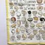 Cheeses Of The World Tea Towel, thumbnail 6 of 9