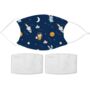 Childs Astronaut Design Fabric Mask, thumbnail 2 of 3