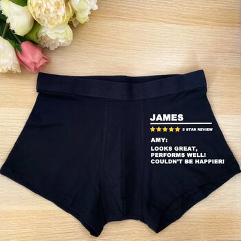 Christmas Boxers Personalised Funny Xmas Gifts For Him, 4 of 6