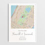Where We Met Personalised Map Print Couples Valentines Gift, thumbnail 9 of 12