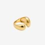 Kin Gold Statement Open Ring, thumbnail 5 of 6