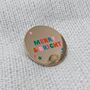 Pastel Merry And Bright Enamel Pin Badge, thumbnail 1 of 3