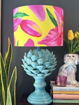 Lily Burst Floral Lampshade, 3 of 10