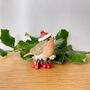 Christmas Little Robin Decoration, thumbnail 1 of 4