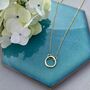 9ct Gold Circle Necklace, thumbnail 1 of 3