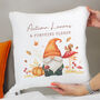 Personalised Autumn Gonk Cushion For Home, thumbnail 2 of 4