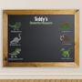 'Dinosaur' Large Kids Garden Chalkboard, thumbnail 2 of 3