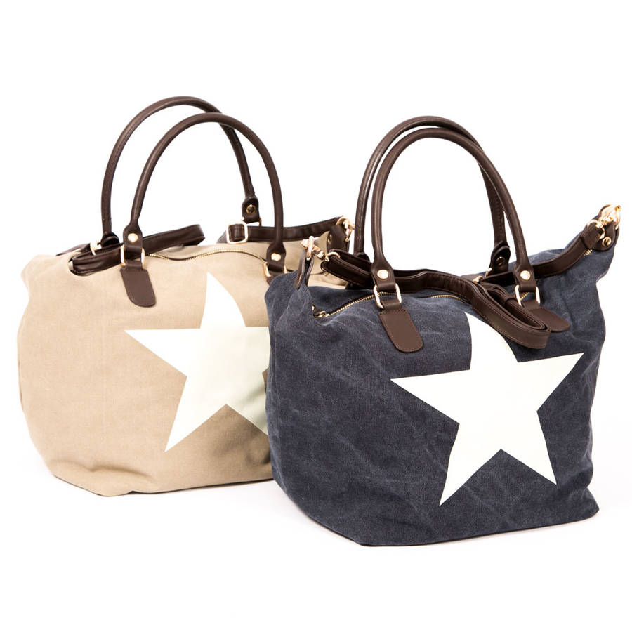 star canvas bag