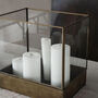 Antique Brass And Glass Display Box Lantern, thumbnail 8 of 8