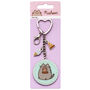 Pusheen The Cat Pizza Keyring With Mini Charms, thumbnail 5 of 5