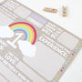 First Birthday Time Capsule Cards: Rainbow, thumbnail 4 of 4